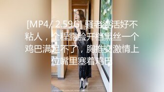 [MP4/ 2.59G] 骚老婆活好不粘人，全程露脸开档黑丝一个鸡巴满足不了，胸推交激情上位嘴里塞着鸡巴